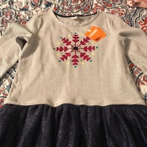 Gymboree new with tags snowflake dress